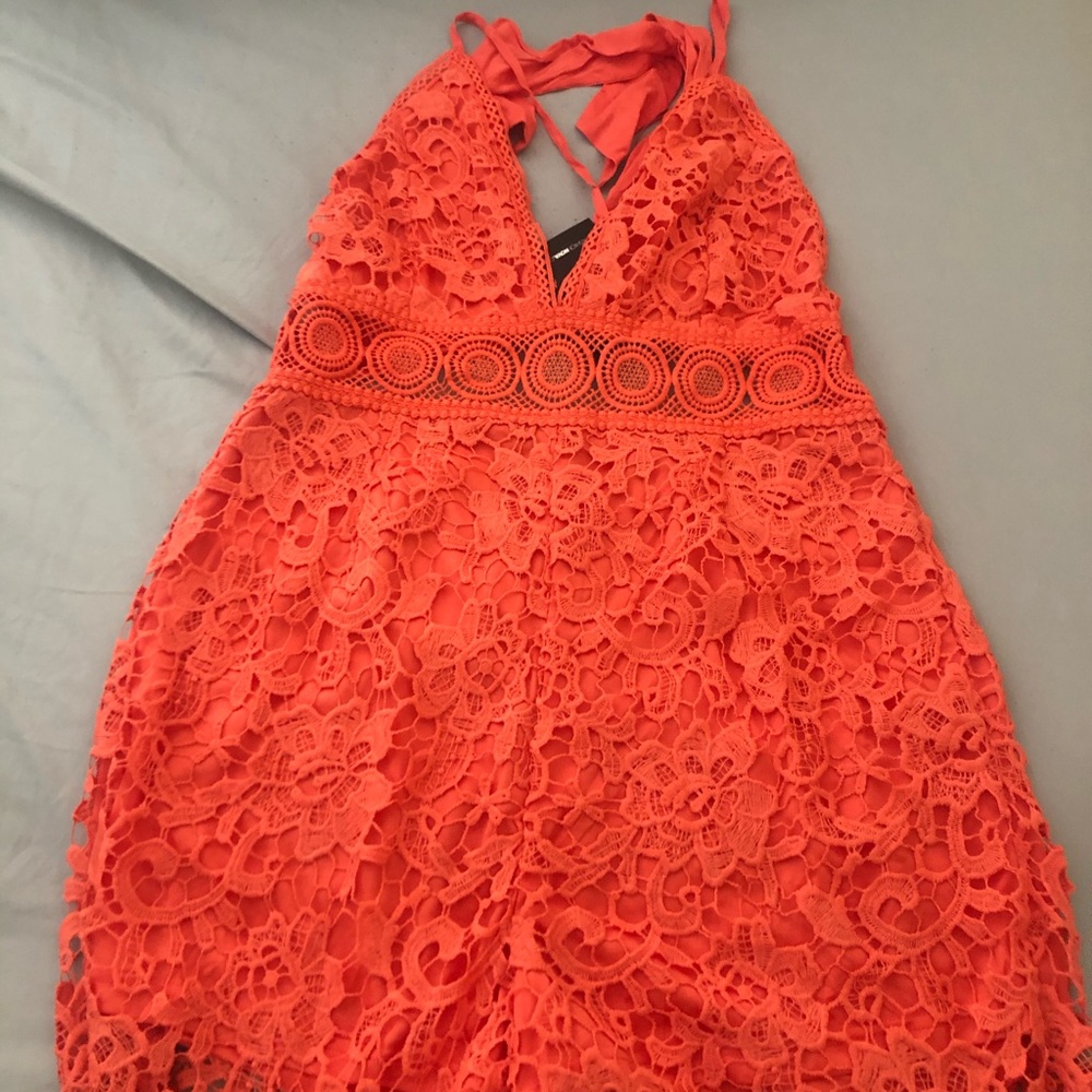 Fashion Nova Crochet Romper